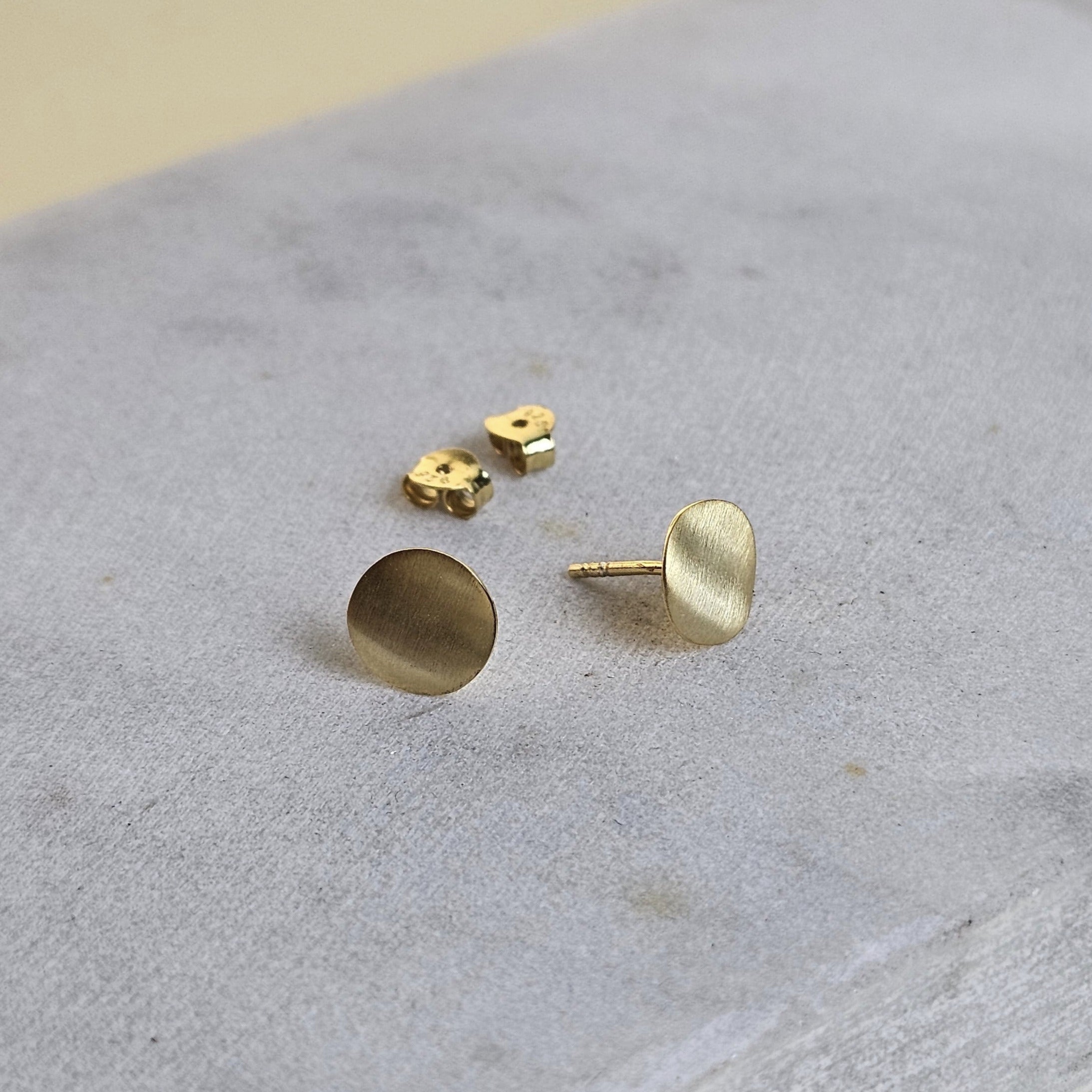 Ohrstecker goldene Welle