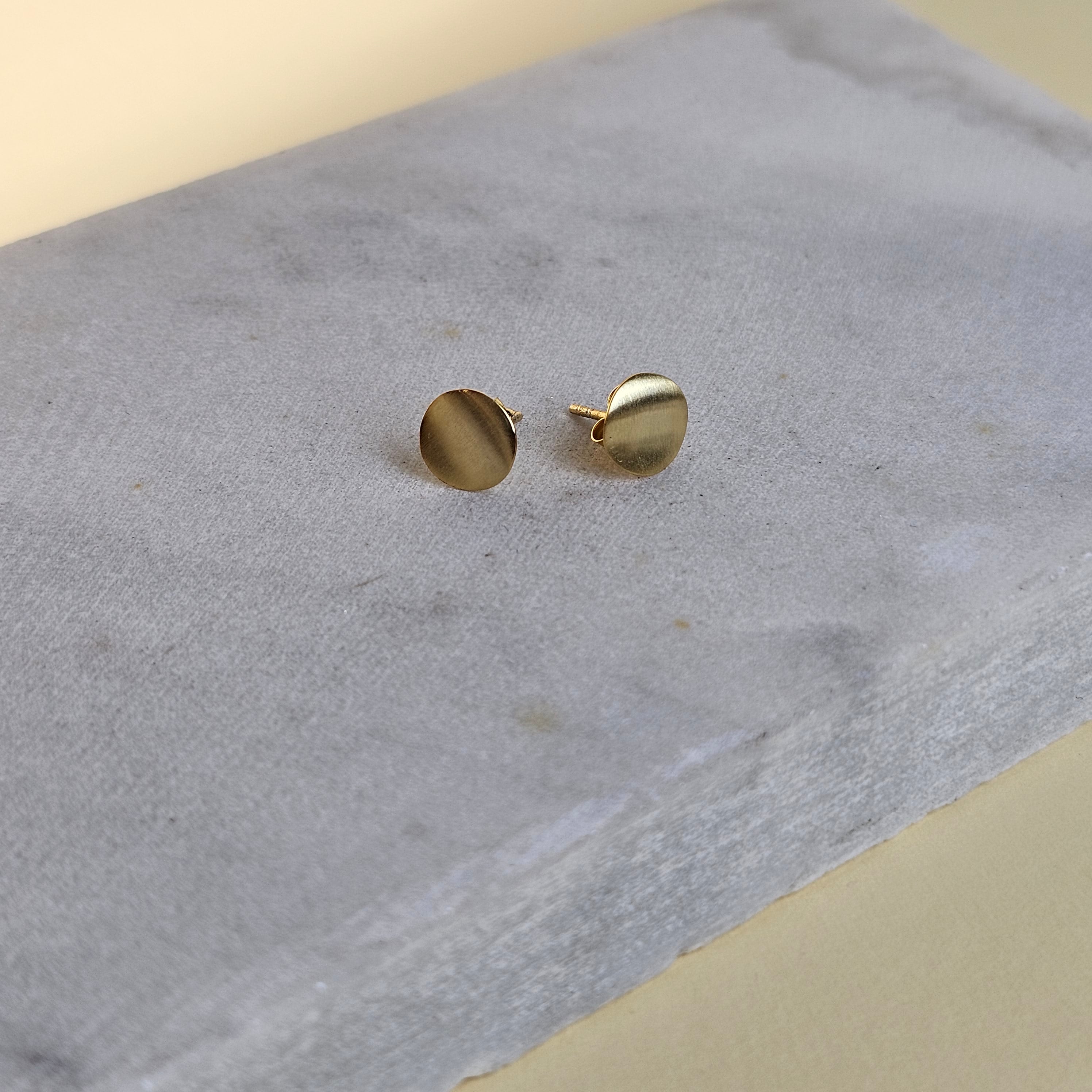 Ohrstecker goldene Welle