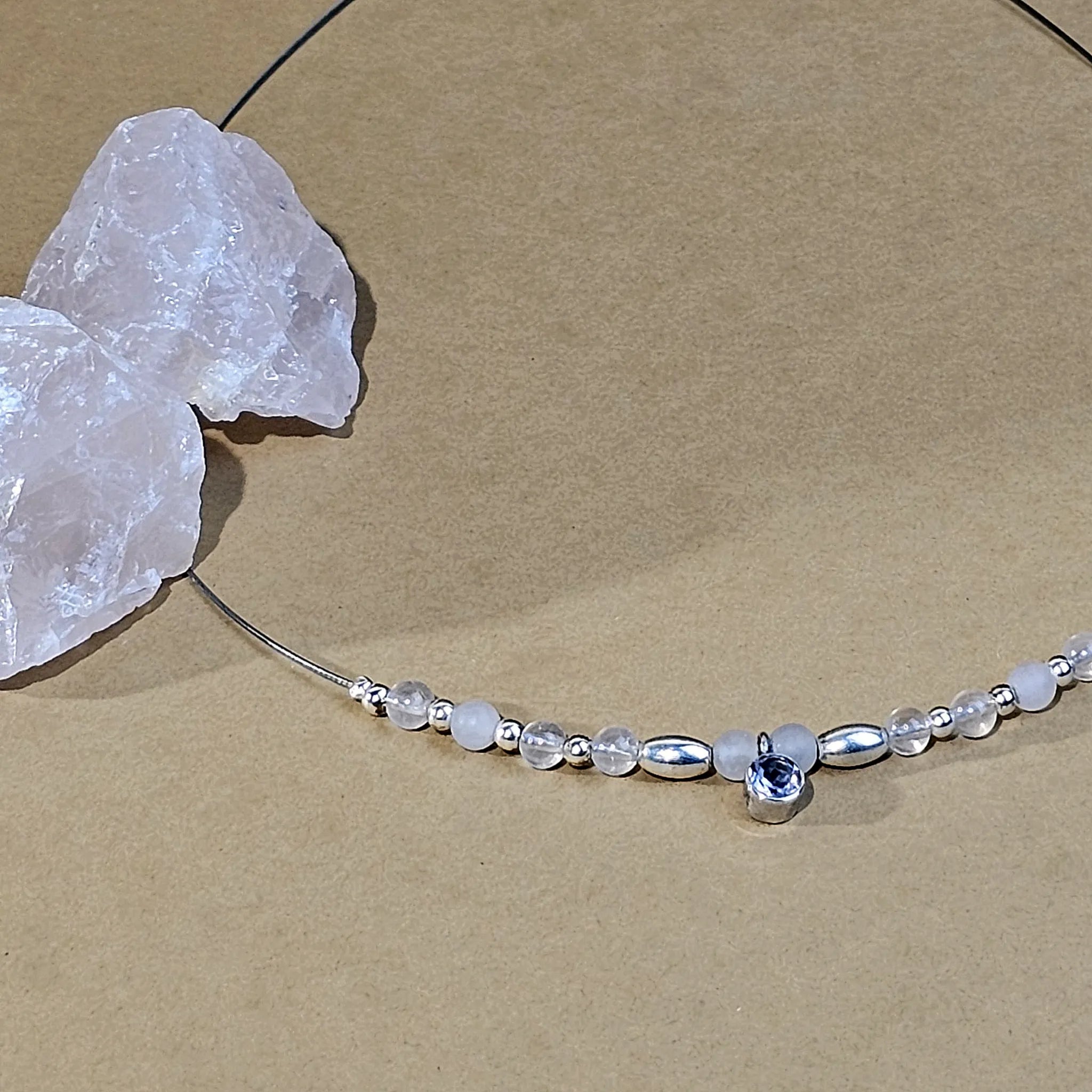 Edelsteinkette mit Amethyst