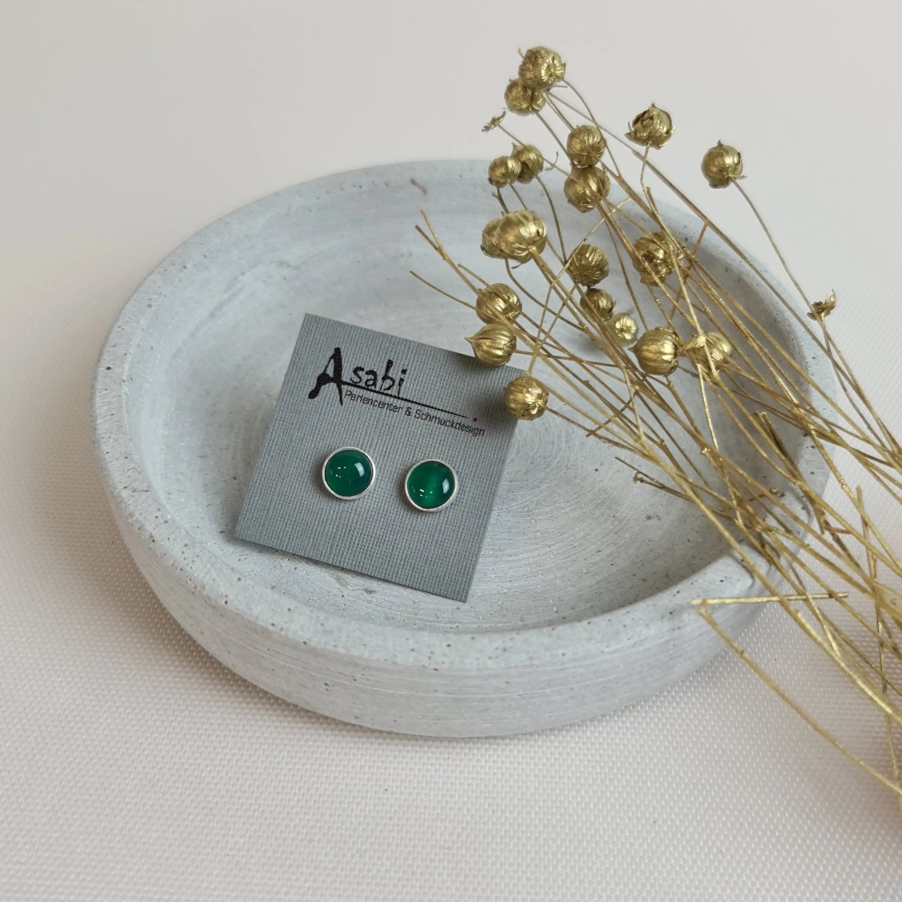 Ohrstecker Jade