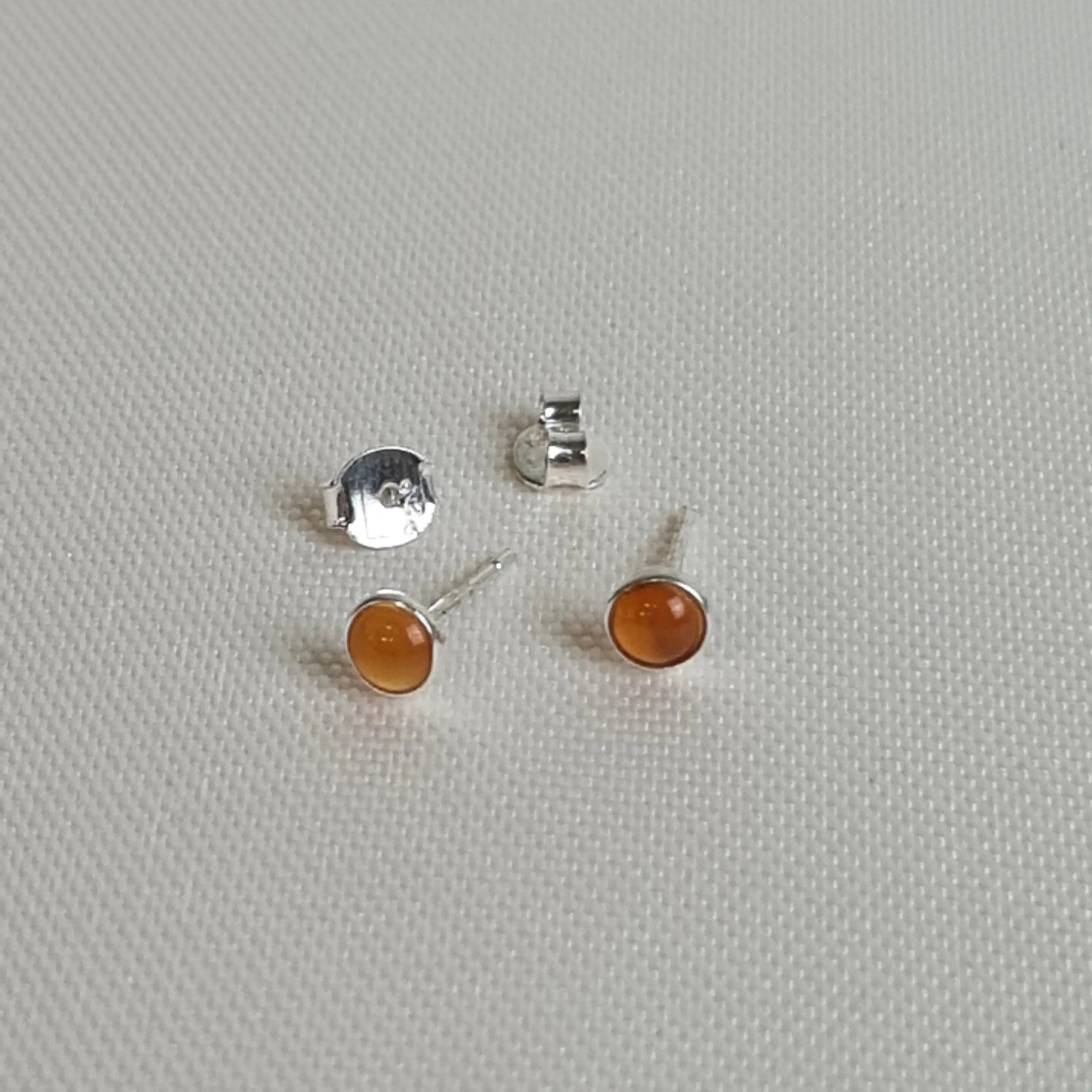 Karneol Ohrstecker