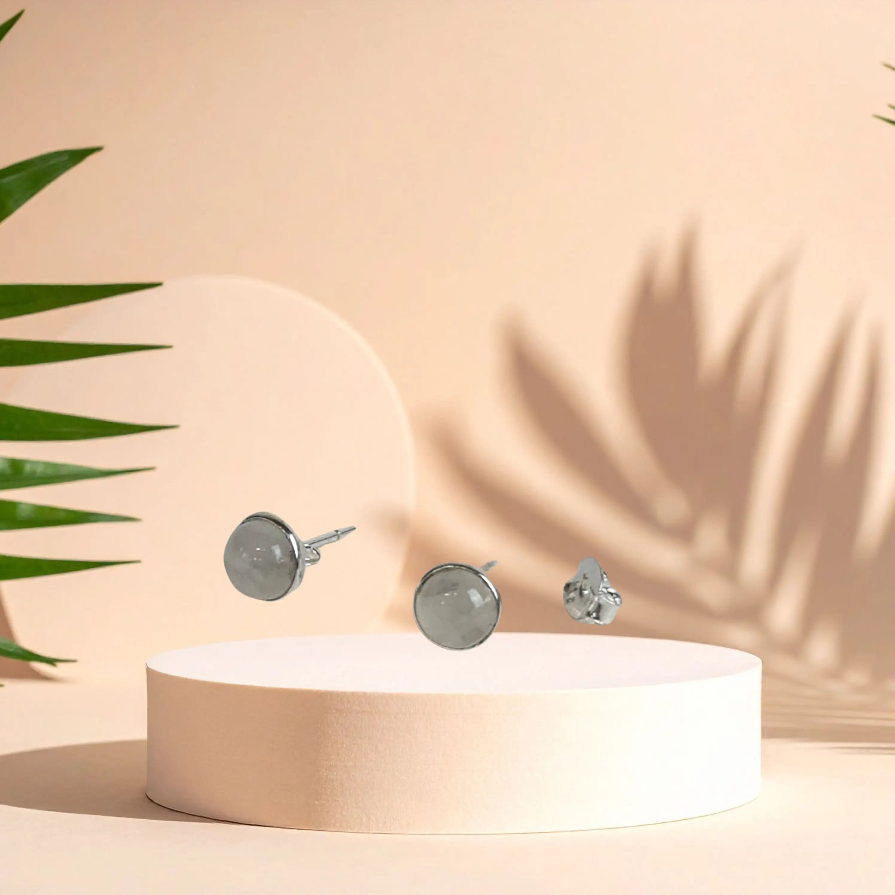 Mondstein Ohrstecker