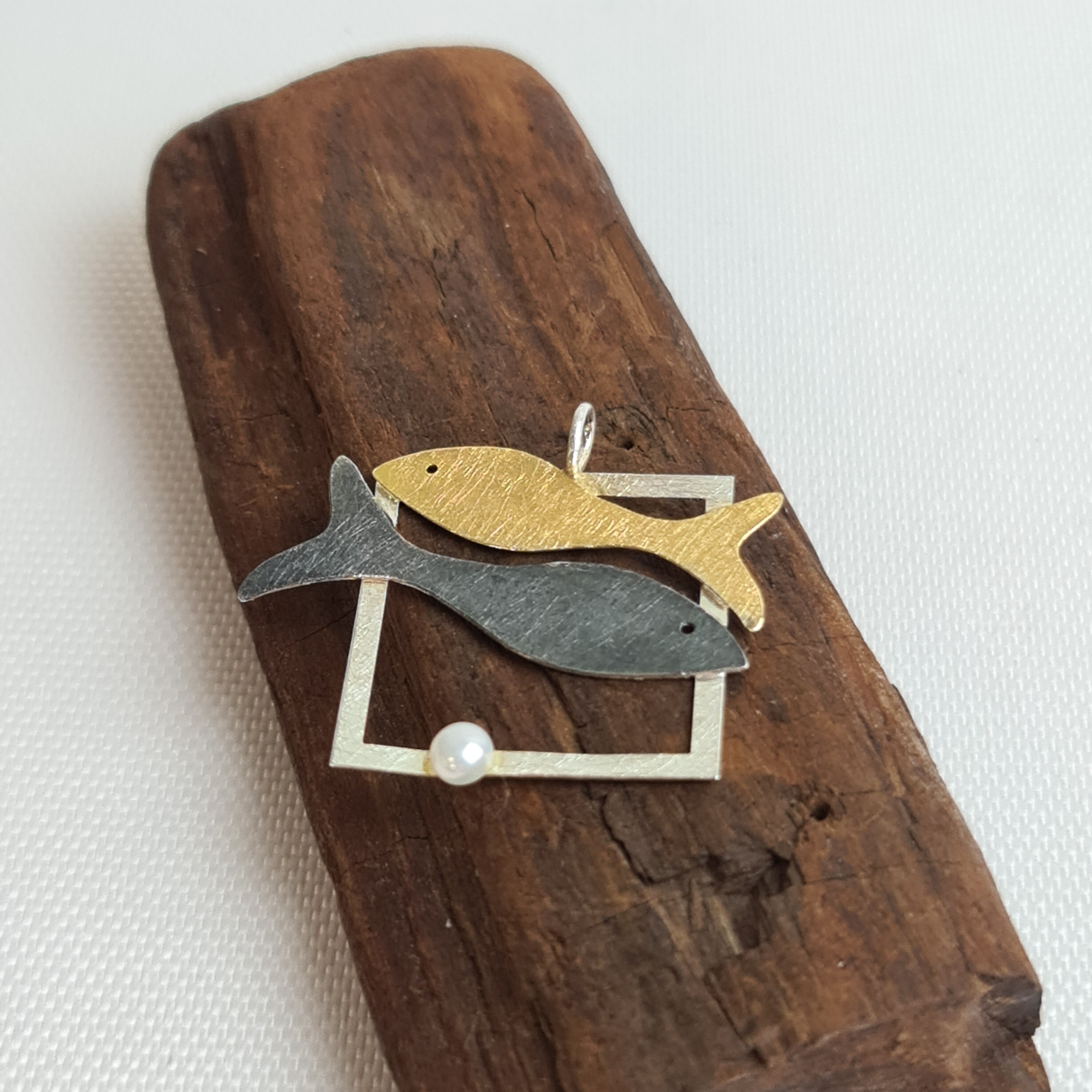 Kettenanhänger Fische