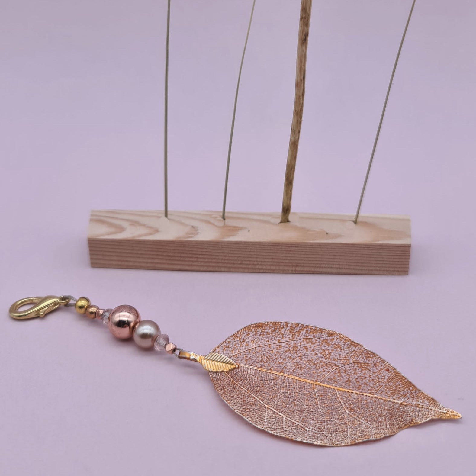 Schlüsselanhänger Blatt