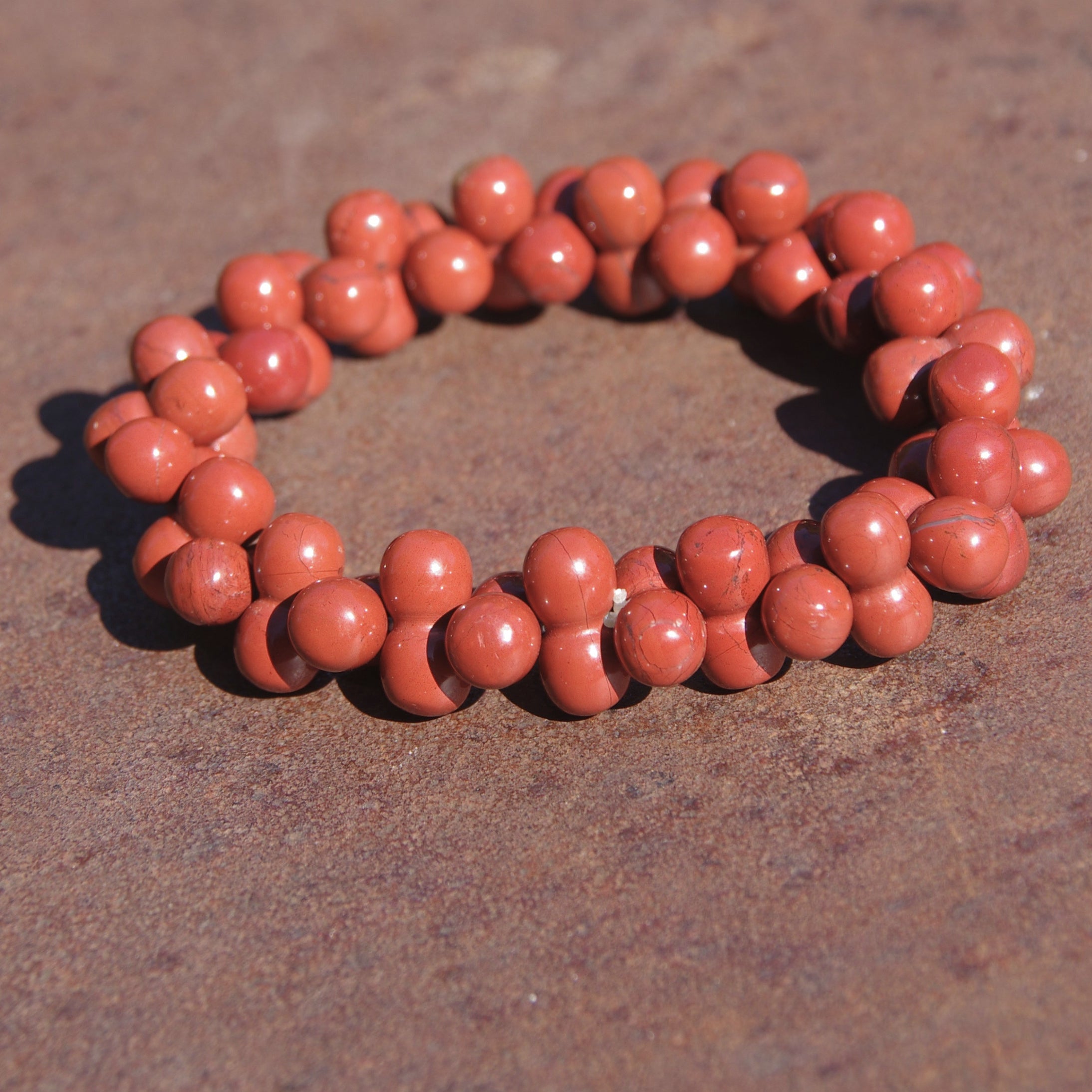 Armband roter Jaspis