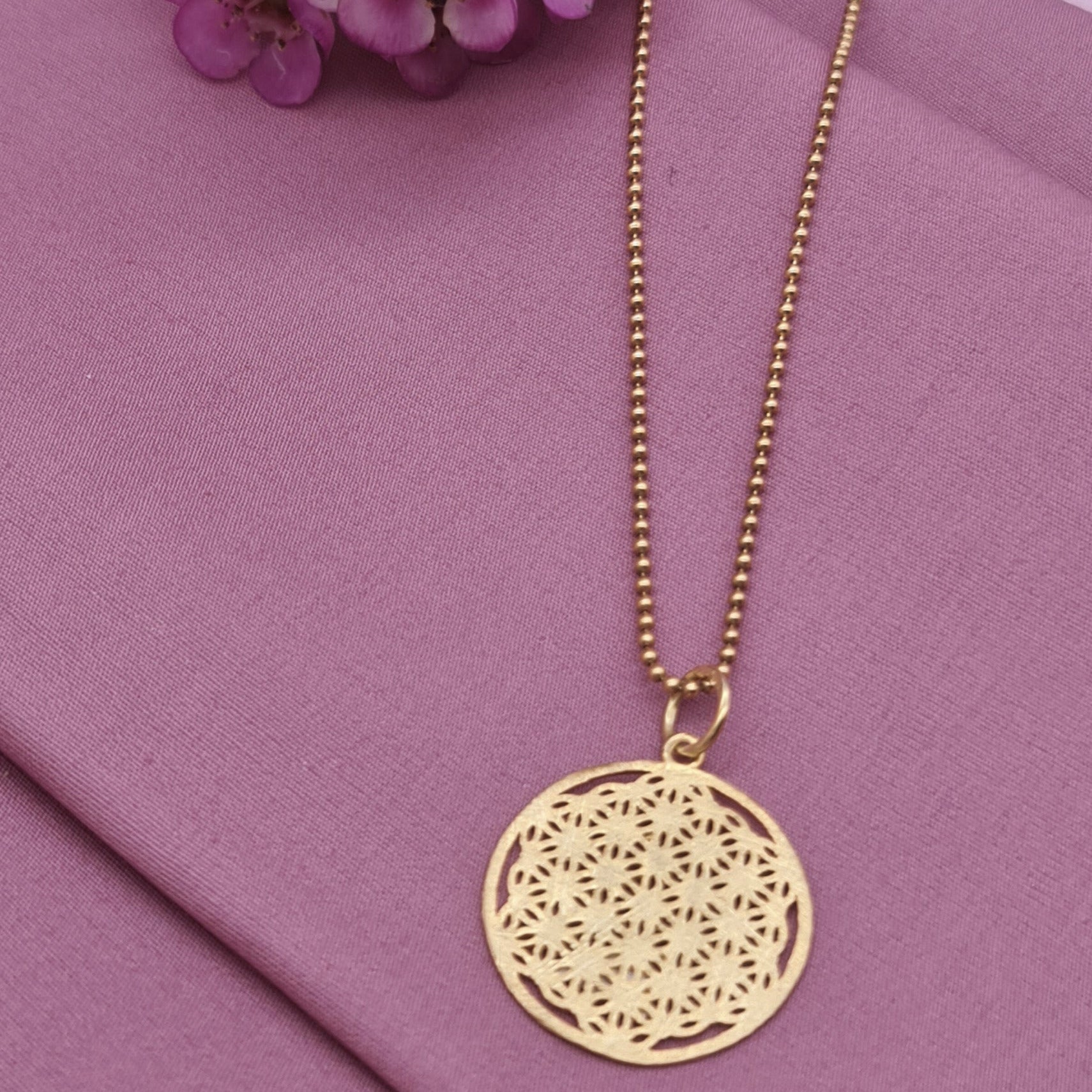 Kettenanhänger Flower of life
