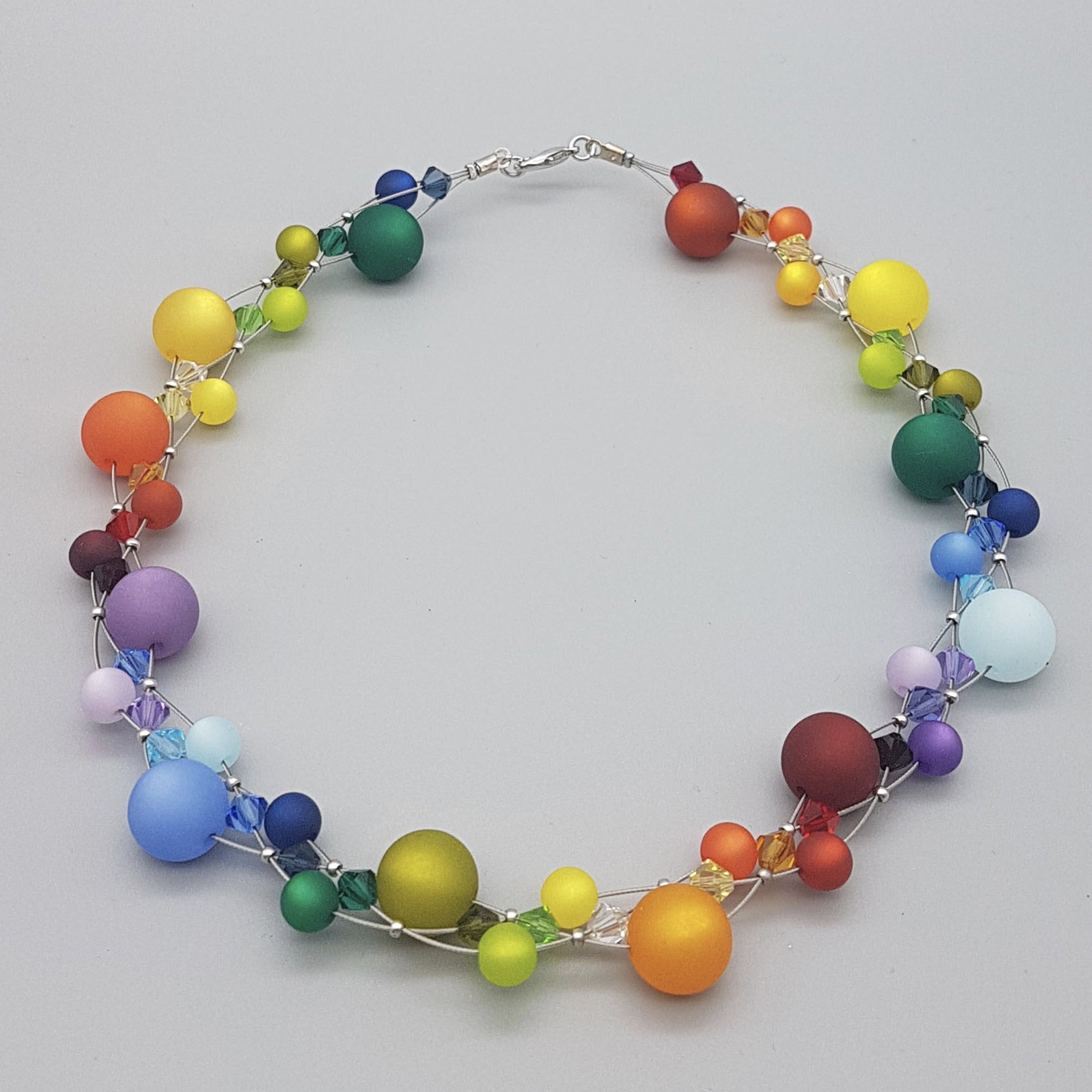 Polariskette Glitzer Regenbogen groß