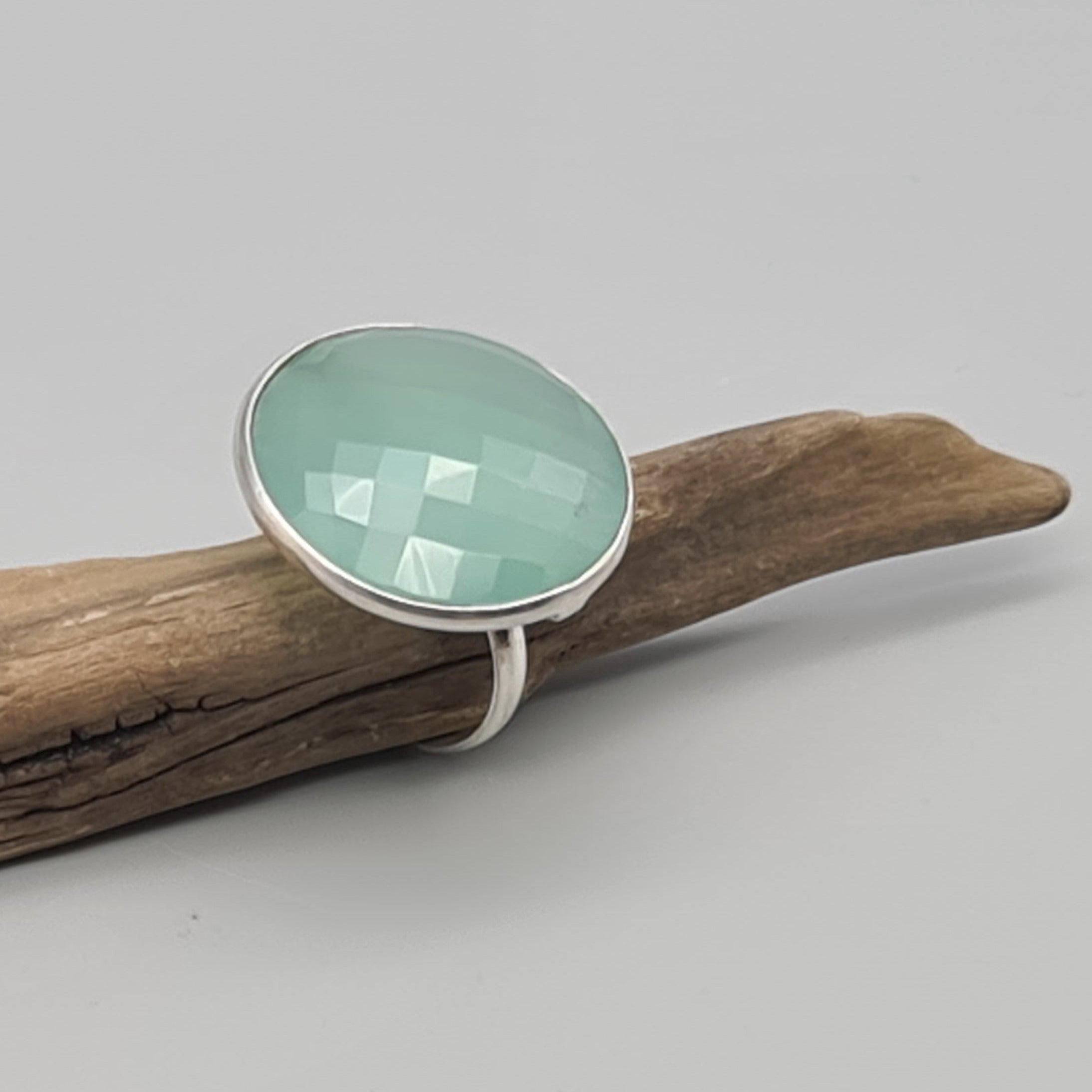 Ring Calcedon 925er Silber