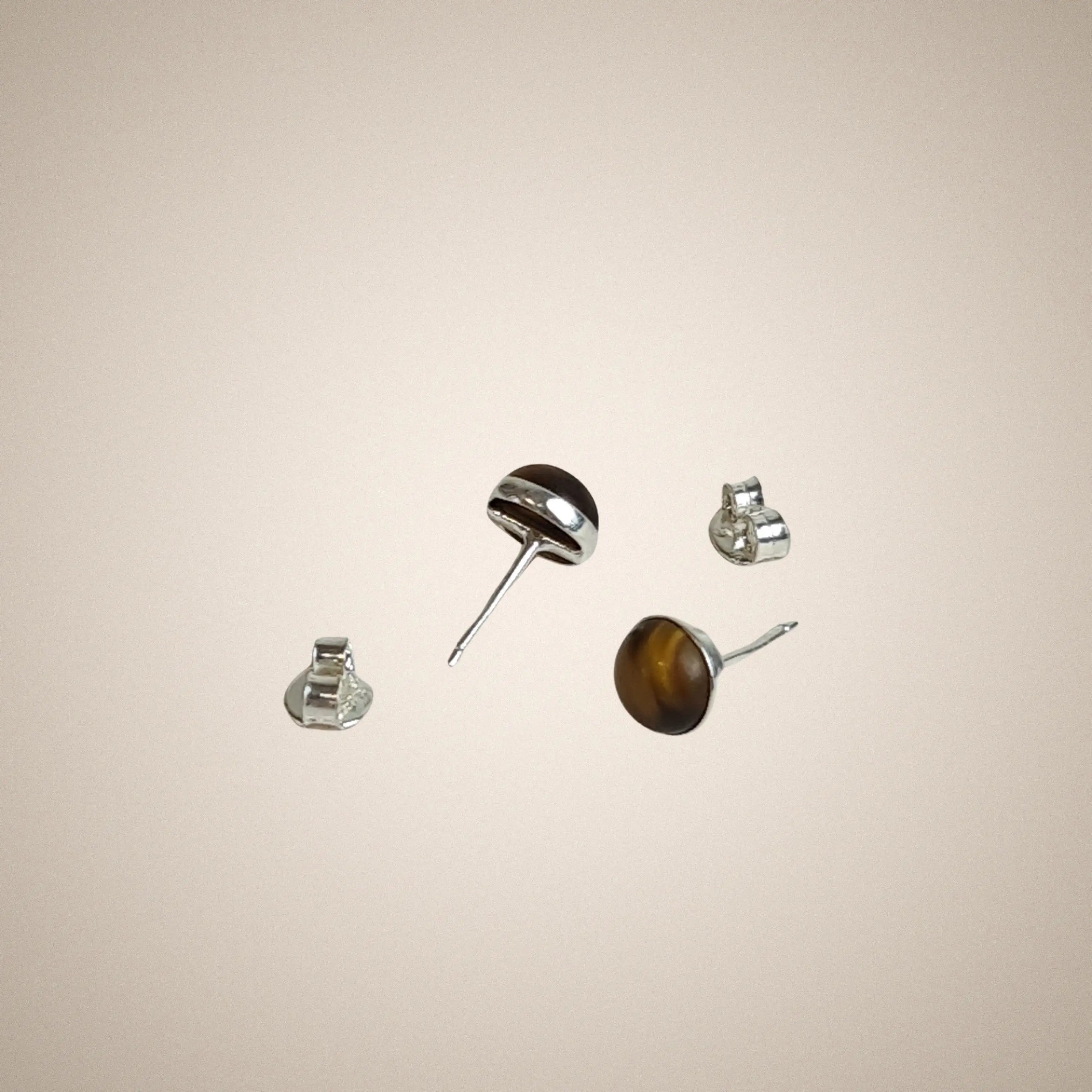 Tigerauge Ohrstecker