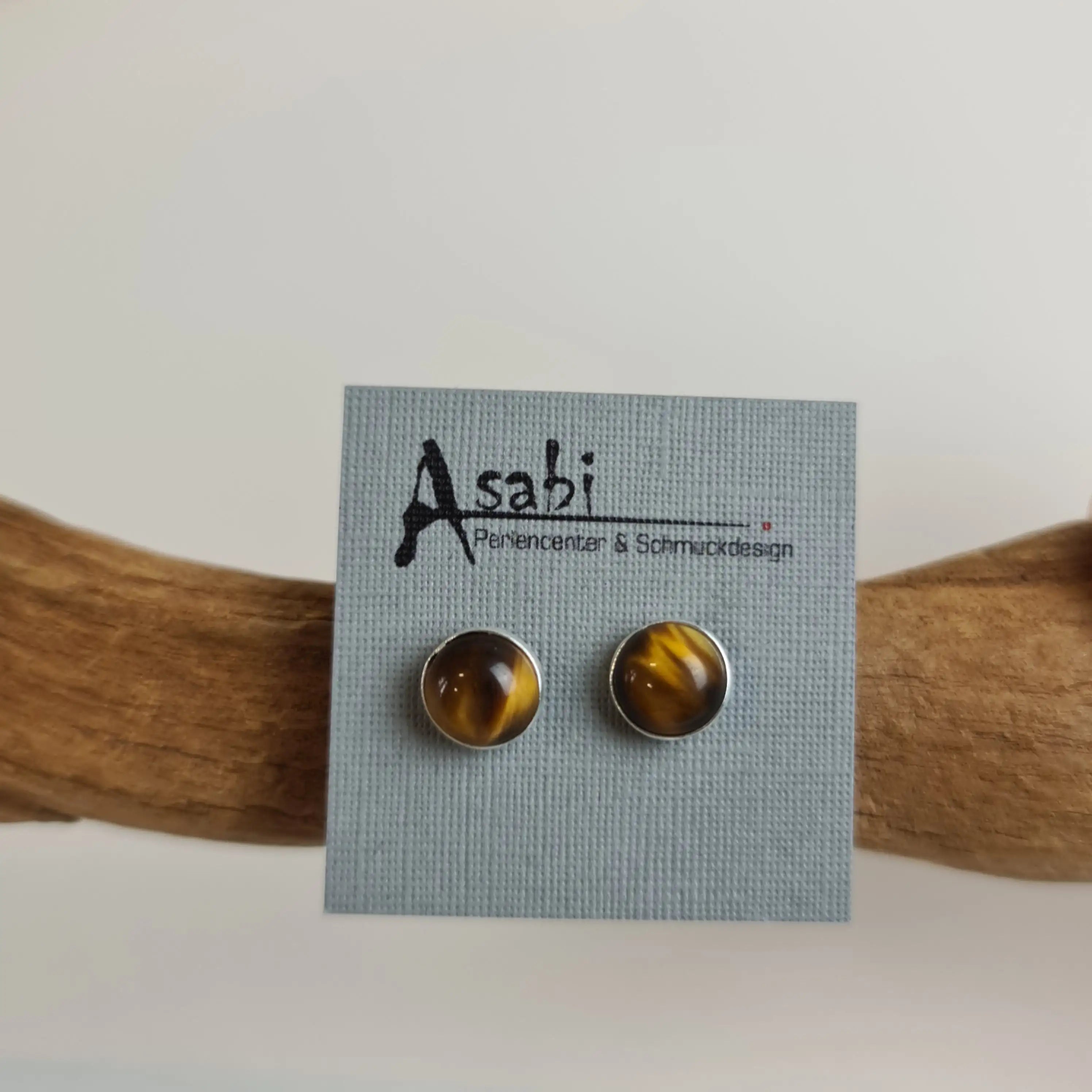 Tigerauge Ohrstecker