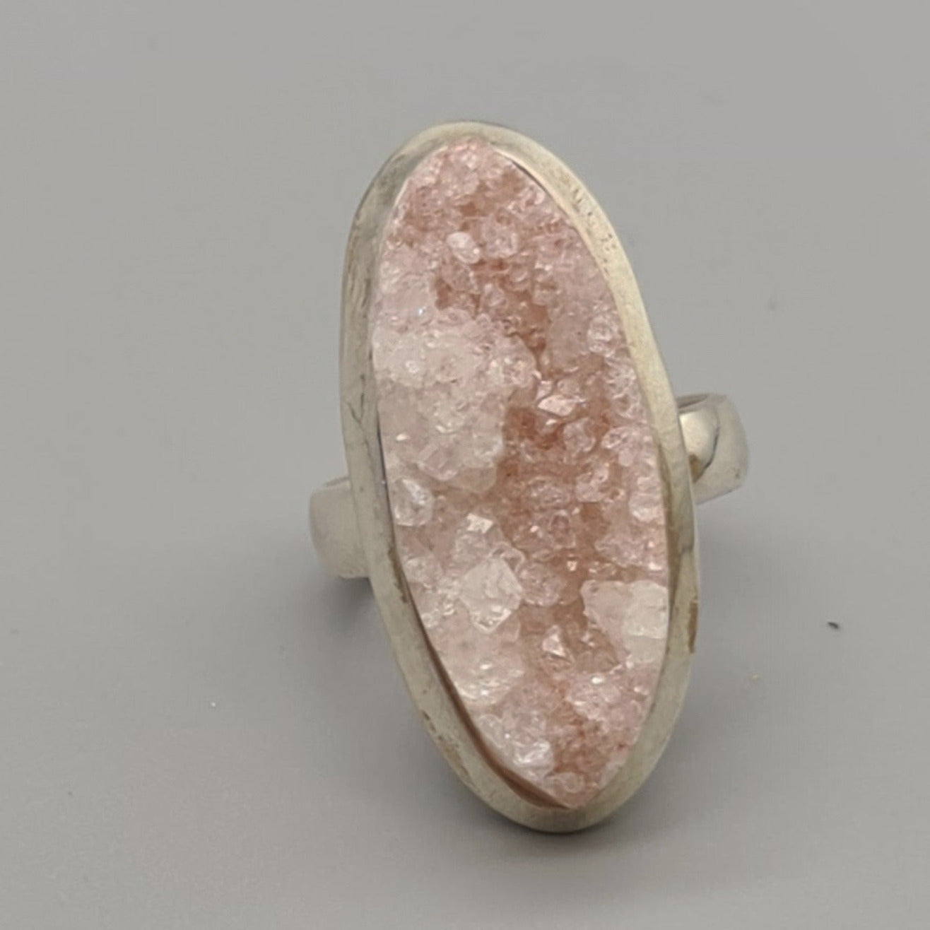 Ring Naturstein Rosenquarz