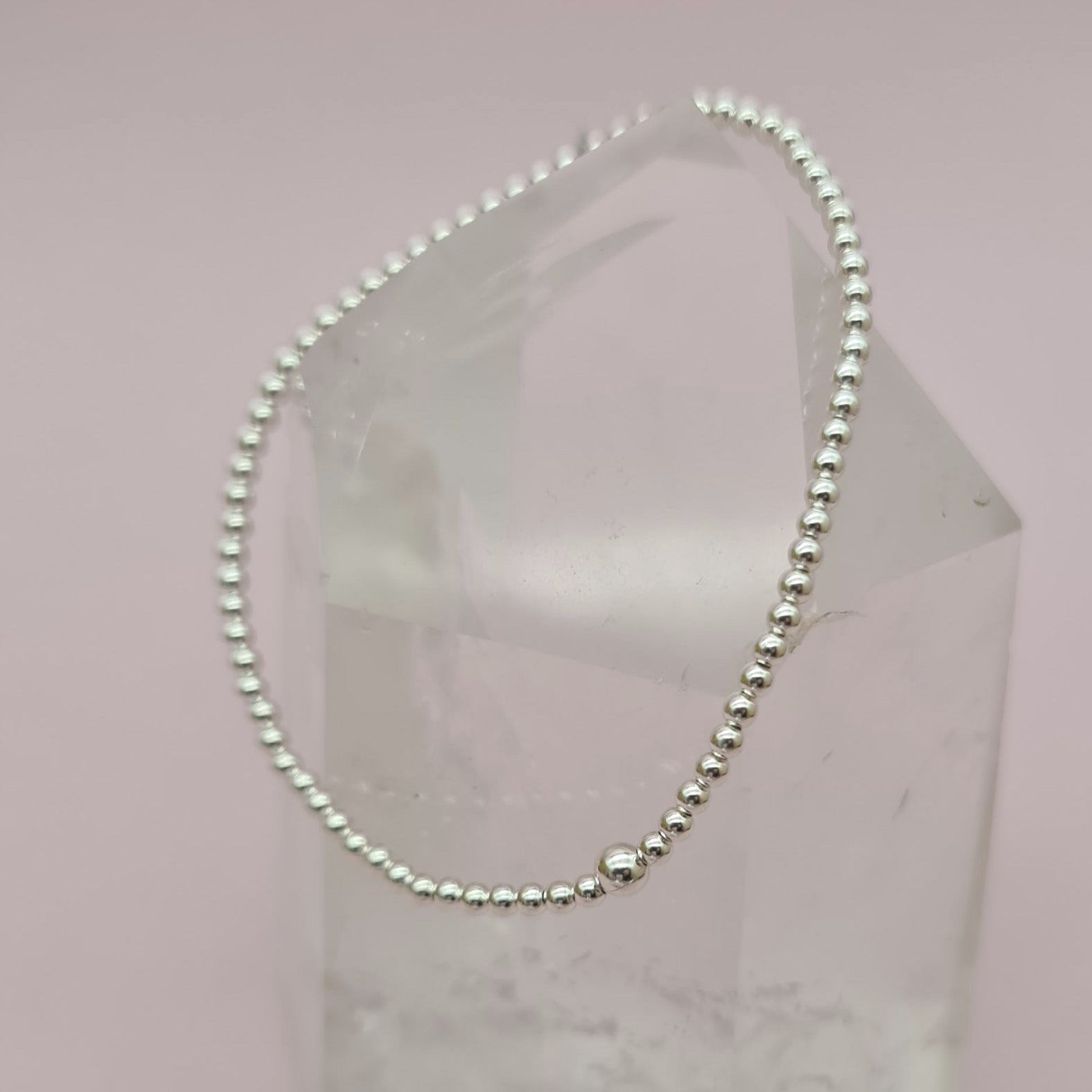 Silber-Perlen Armband