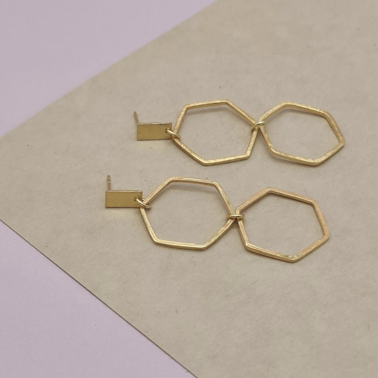 Ohrhänger Hexagon