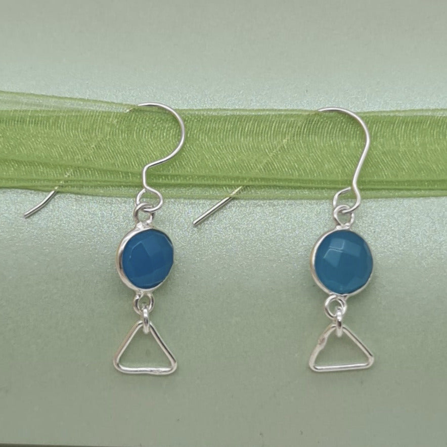 Ohrhänger Chalcedon