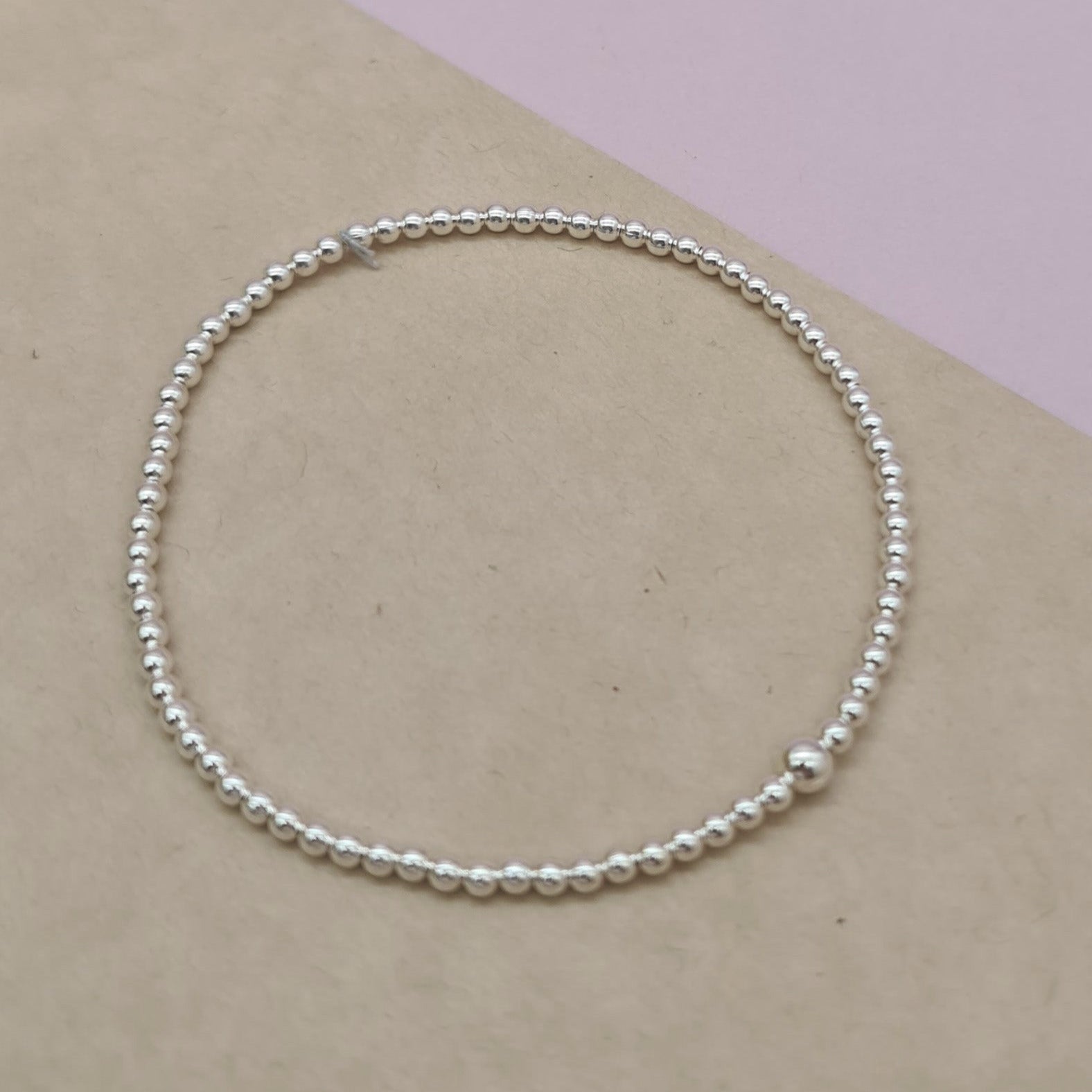 Silber-Perlen Armband