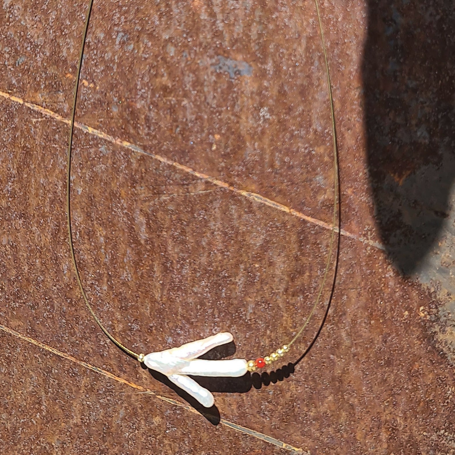 Barocke Kette mit Süsswasserperle