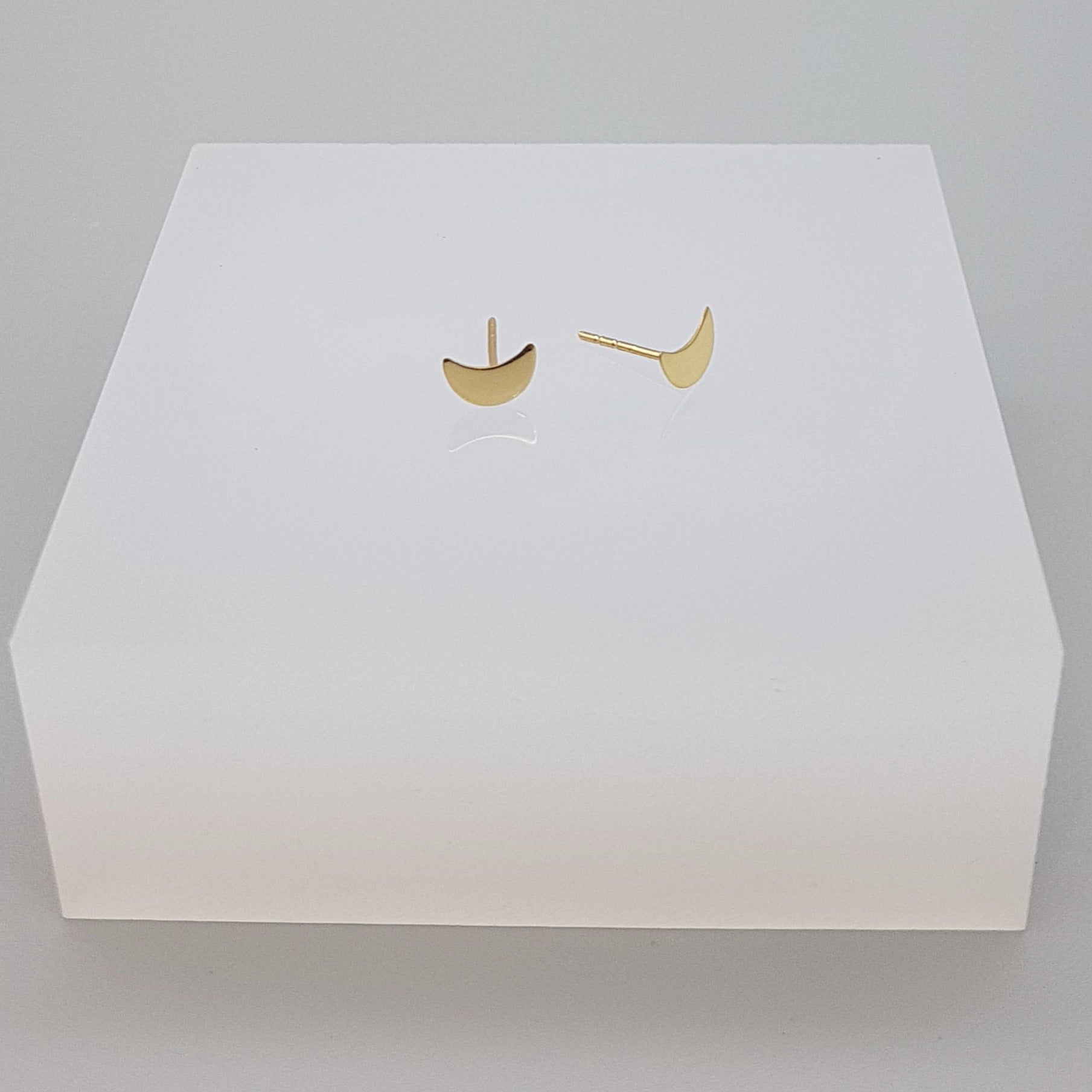 Ohrstecker Mond Gold