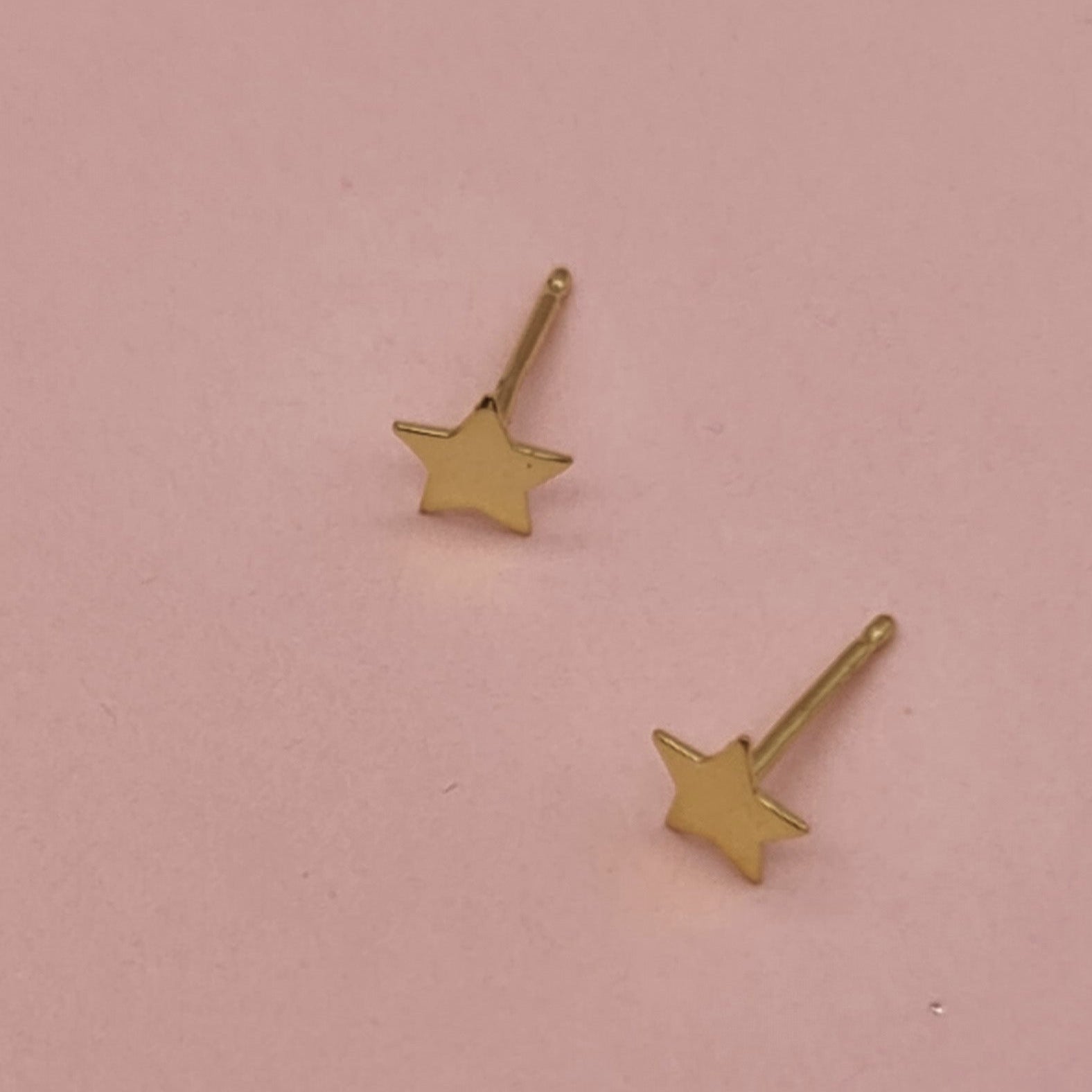 Ohrstecker goldener Stern