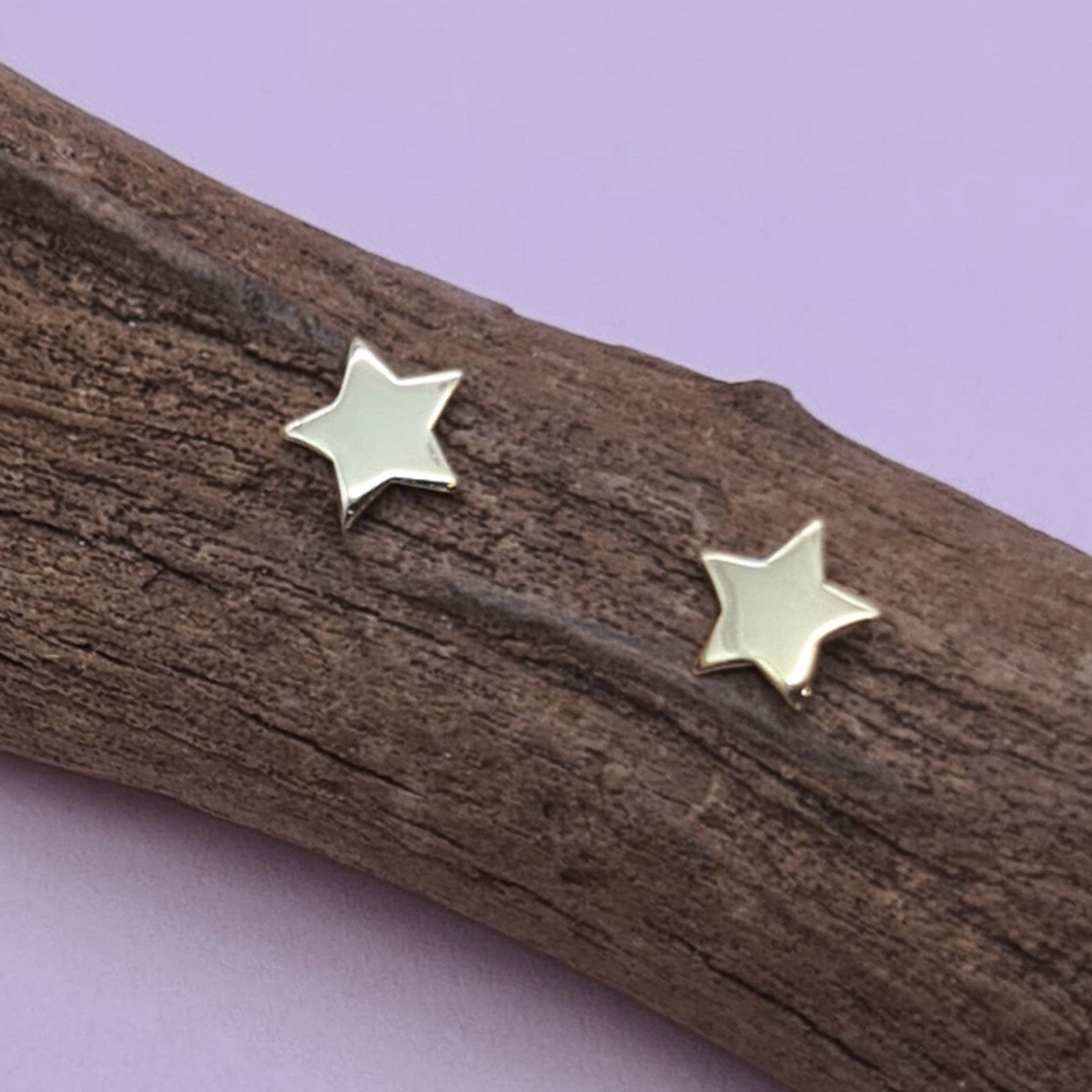 Ohrstecker goldener Stern
