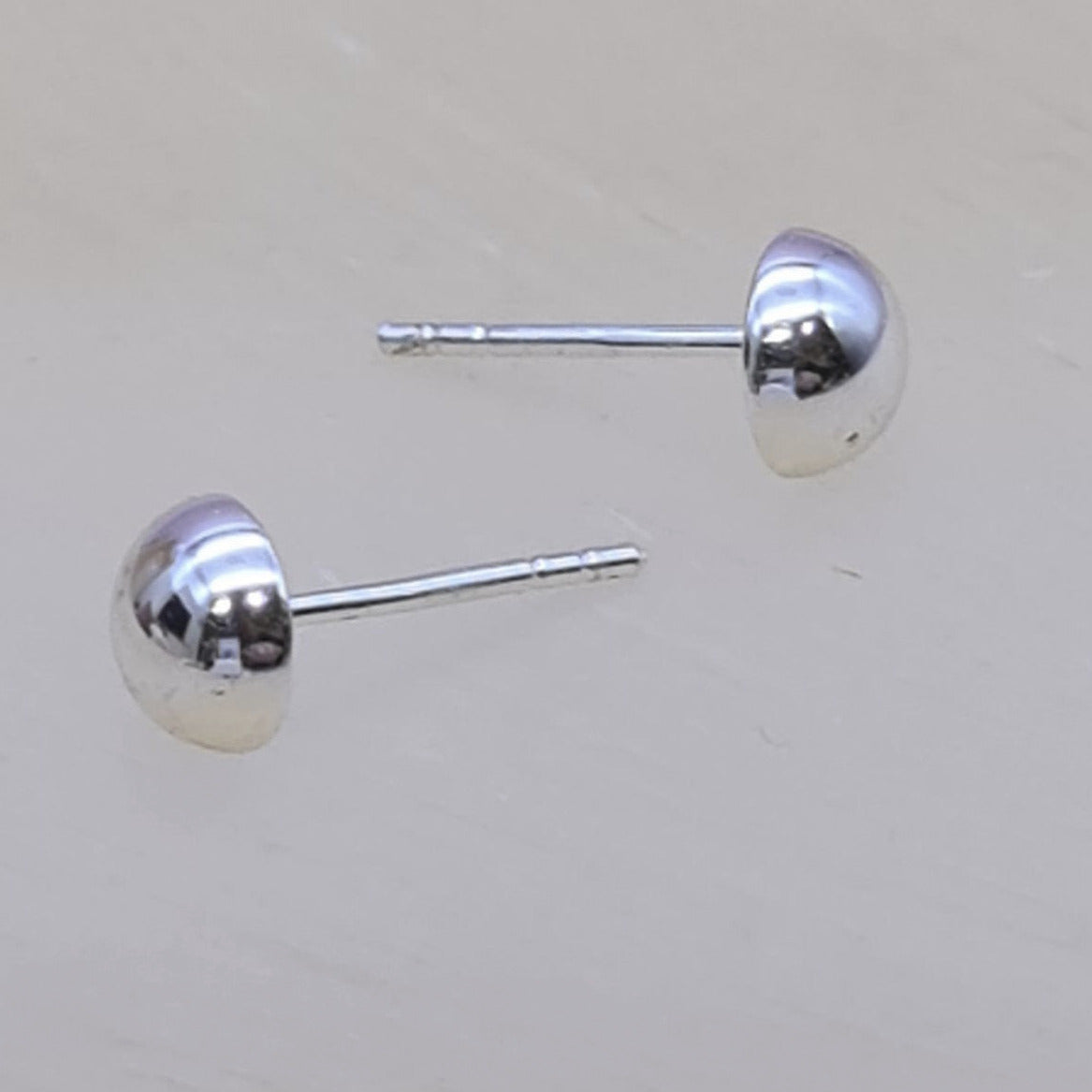 Ohrstecker Halbkugel